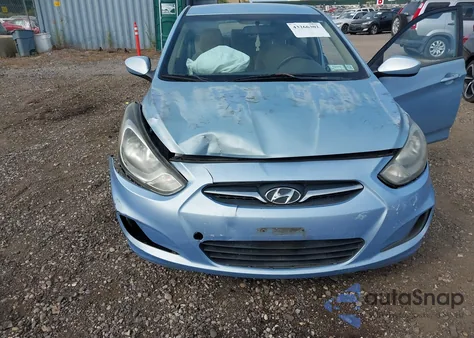 2012 Hyundai Accent Gls/Gs z USA, uszkodzony, nr VIN KMHCT4AE0CU158224